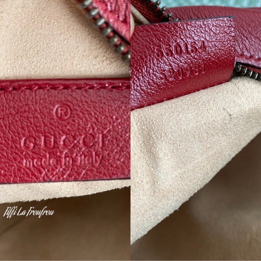 Athentic Gucci Red Quilted crossbody - Picture 14 of 16